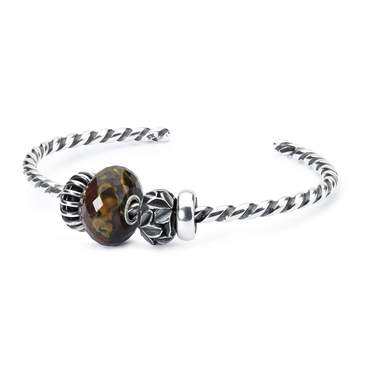Base Trollbeads - Bracciale Bangle a Spirale in Argento - TAGBA-00006
