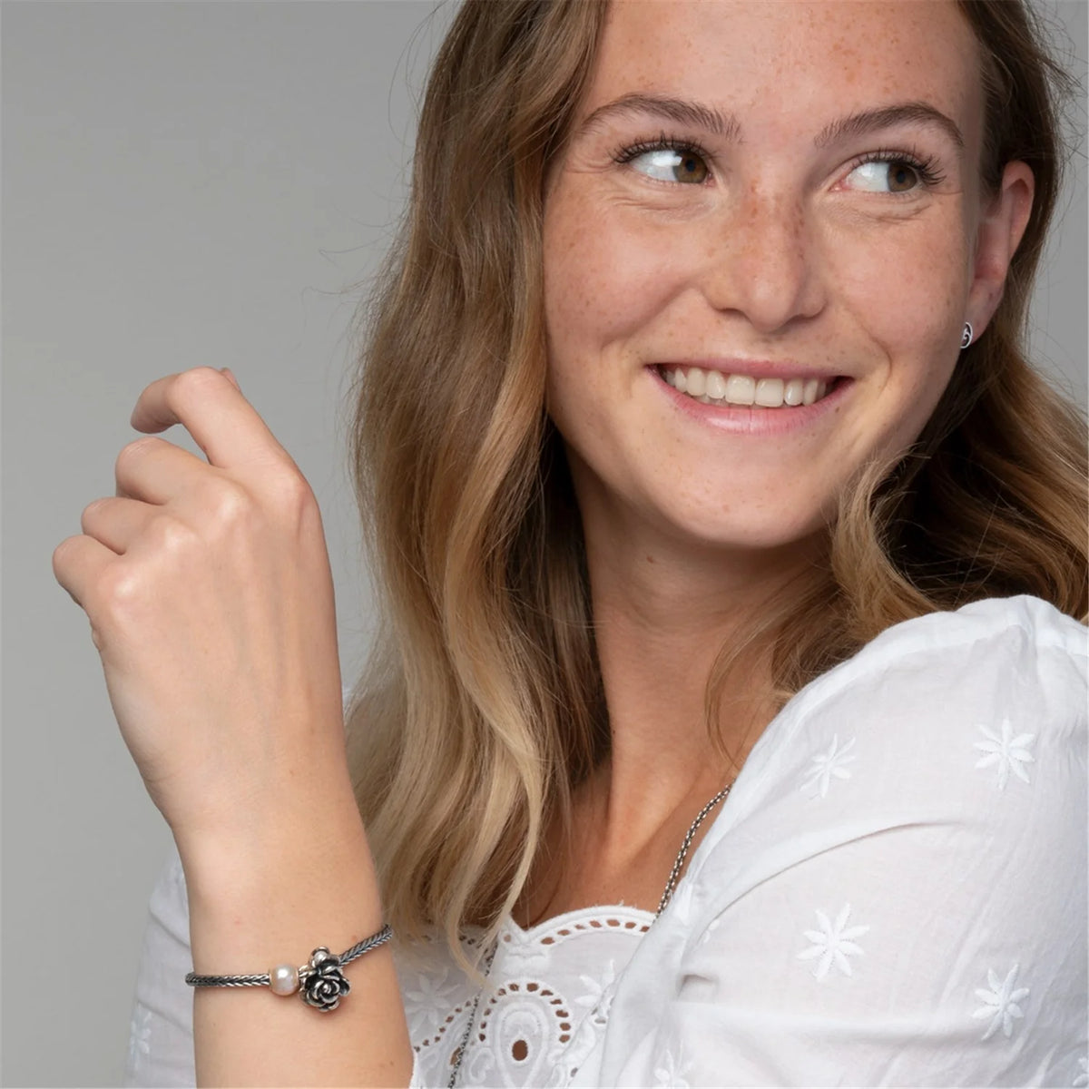 Beads Trollbeads - Rosa di Giugno - TAGBE-00032