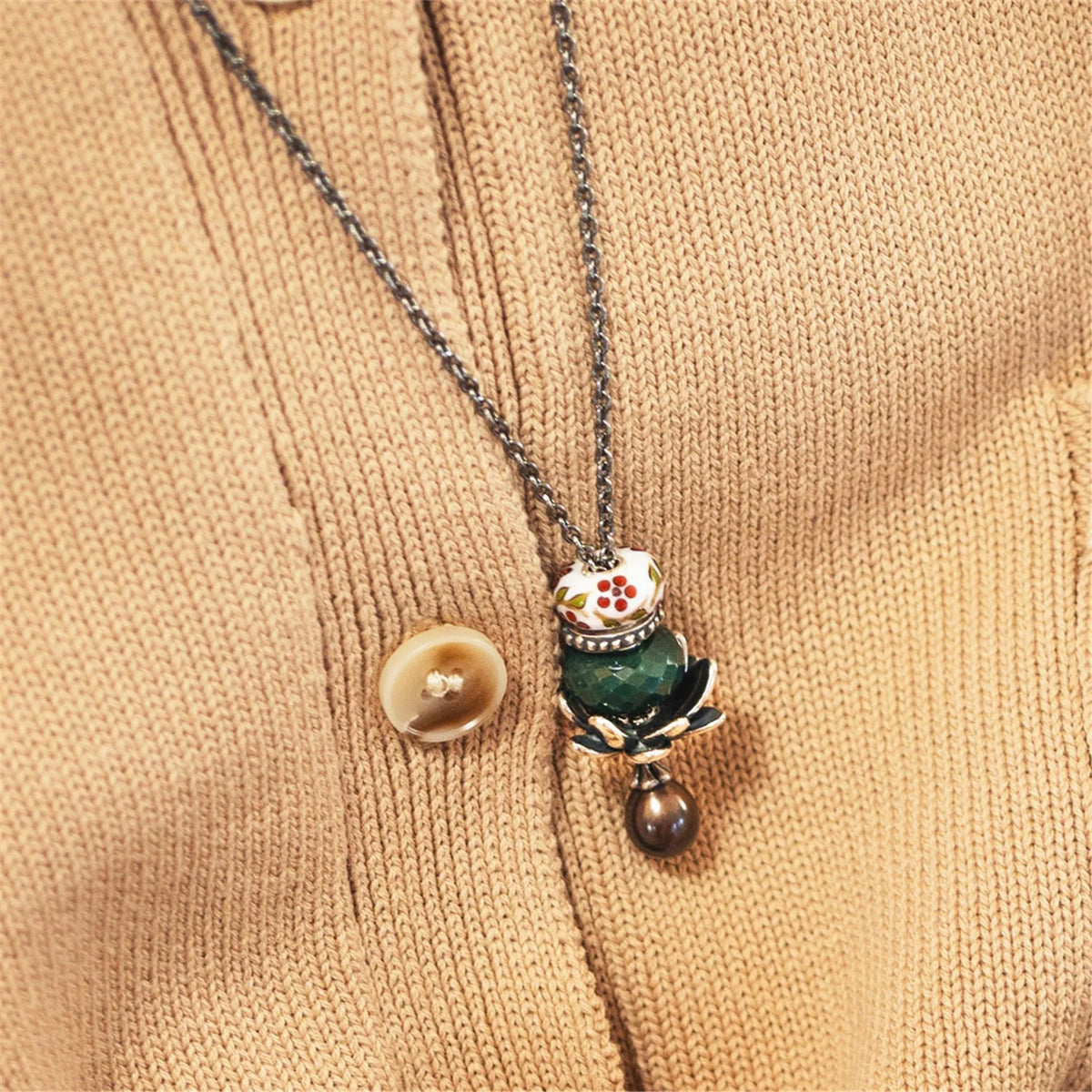 Beads Trollbeads - Calcedonio Verde - TSTBE-20046