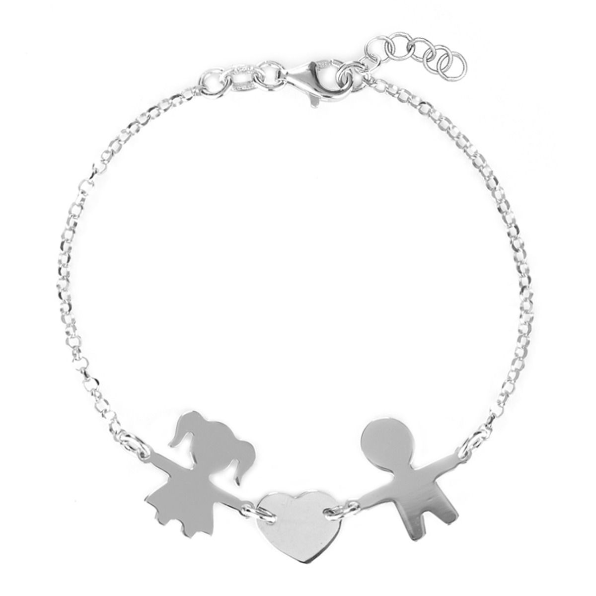 Bracciale Donna in Argento 925 - Chi mi ama - Argento Puro - 120090