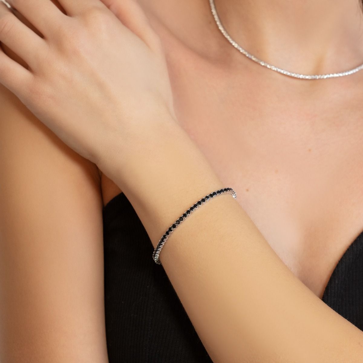 Bracciale Donna in Argento 925 - Chi mi ama - Tennis Lover - 120106