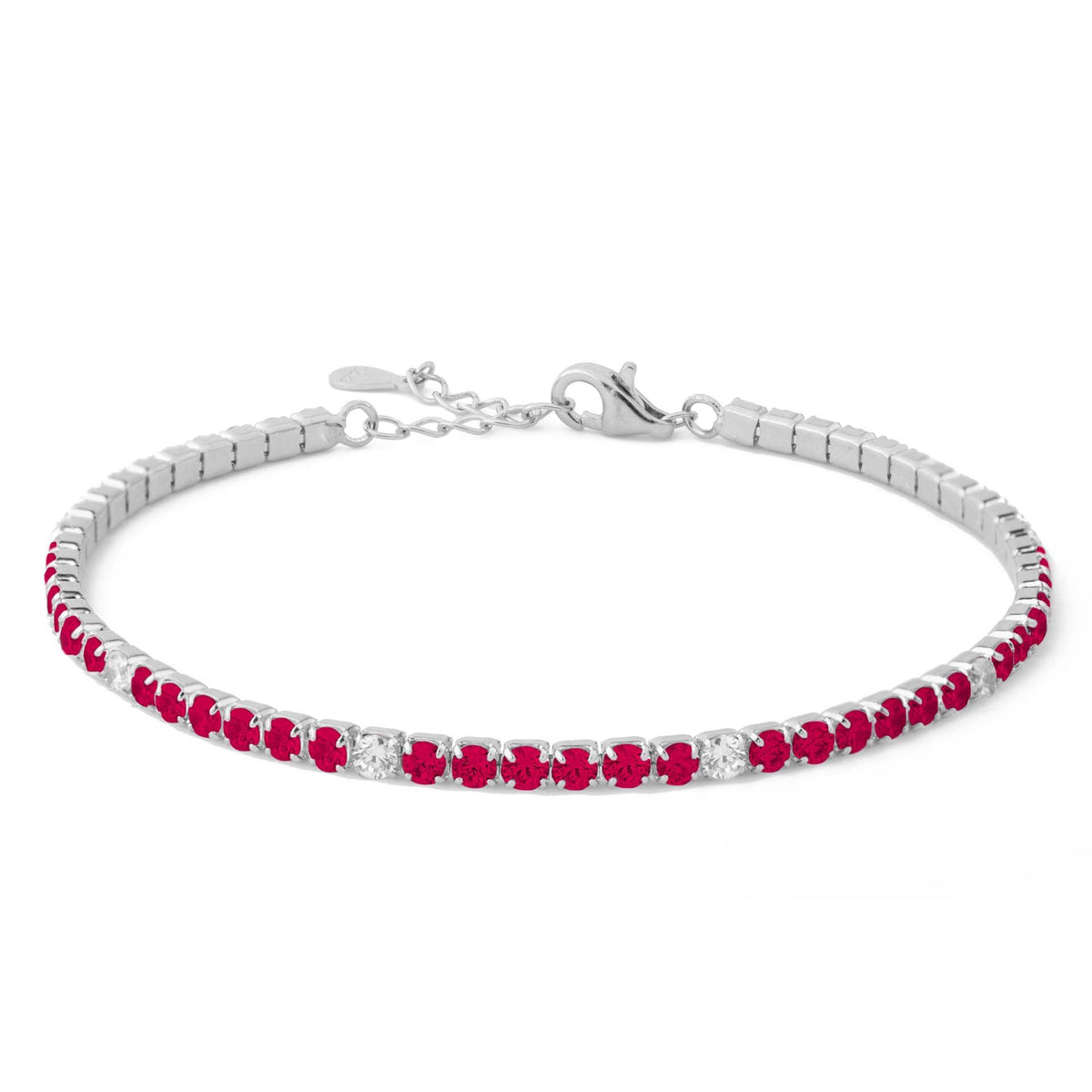 Bracciale Donna in Argento 925 - Chi mi ama - Tennis Lover - 120211