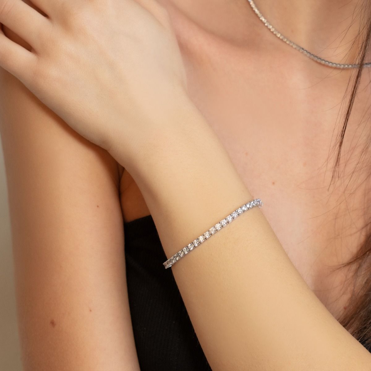 Bracciale Donna in Argento 925 - Chi mi ama - Tennis Lover - 120262