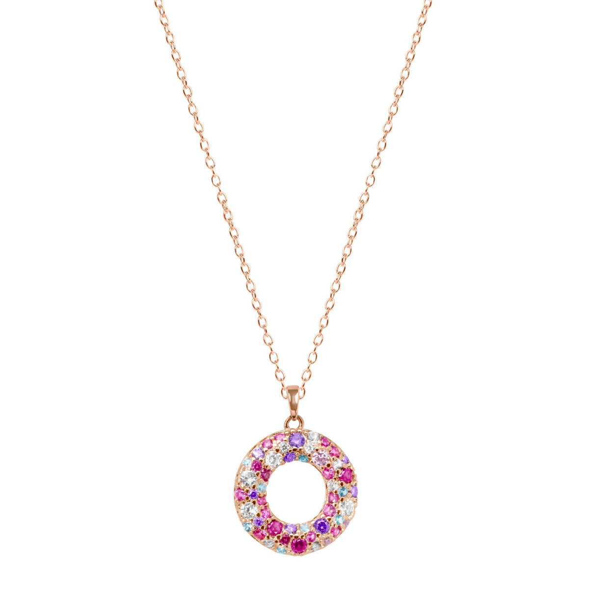 Collana Donna in Argento 925 - Chi mi ama - Tutti pazzi per il colore - 130186