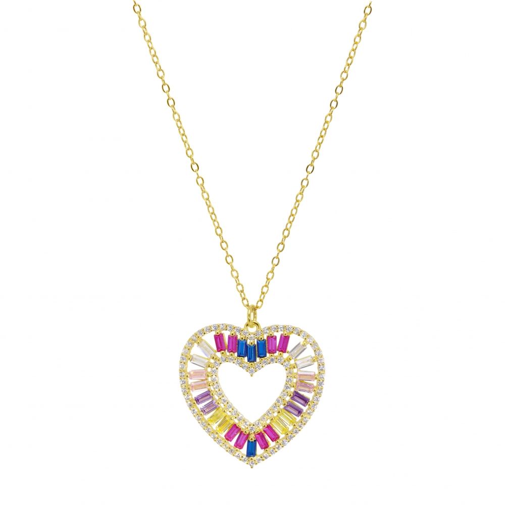 Collana Donna in Argento 925 - Chi mi ama - Tutti pazzi per il colore - 130253