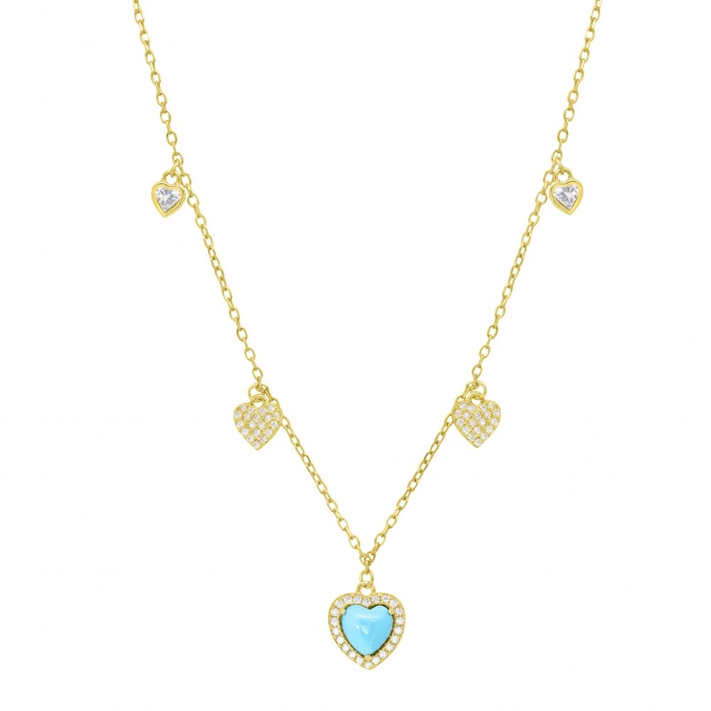 Collana Donna in Argento 925 - Chi mi ama - Tutti pazzi per il colore - 130264