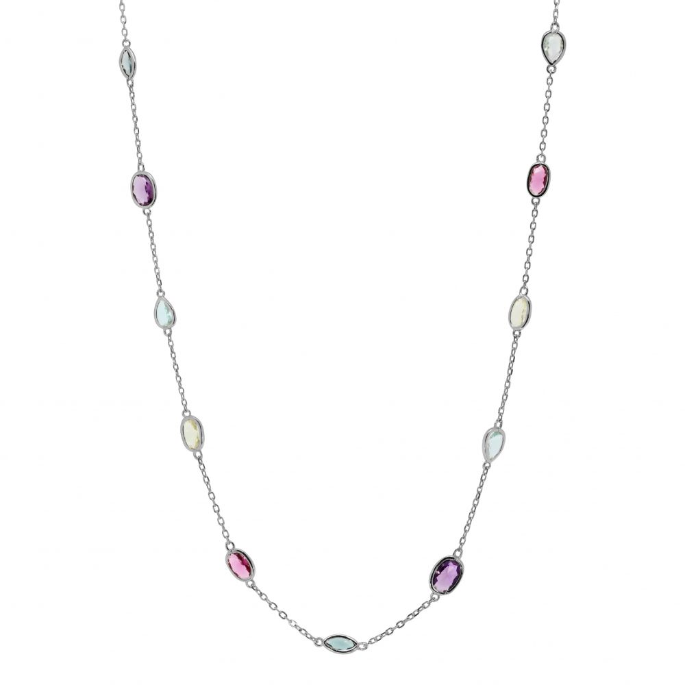 Collana Donna in Argento 925 - Chi mi ama - Tutti pazzi per il colore - 130270