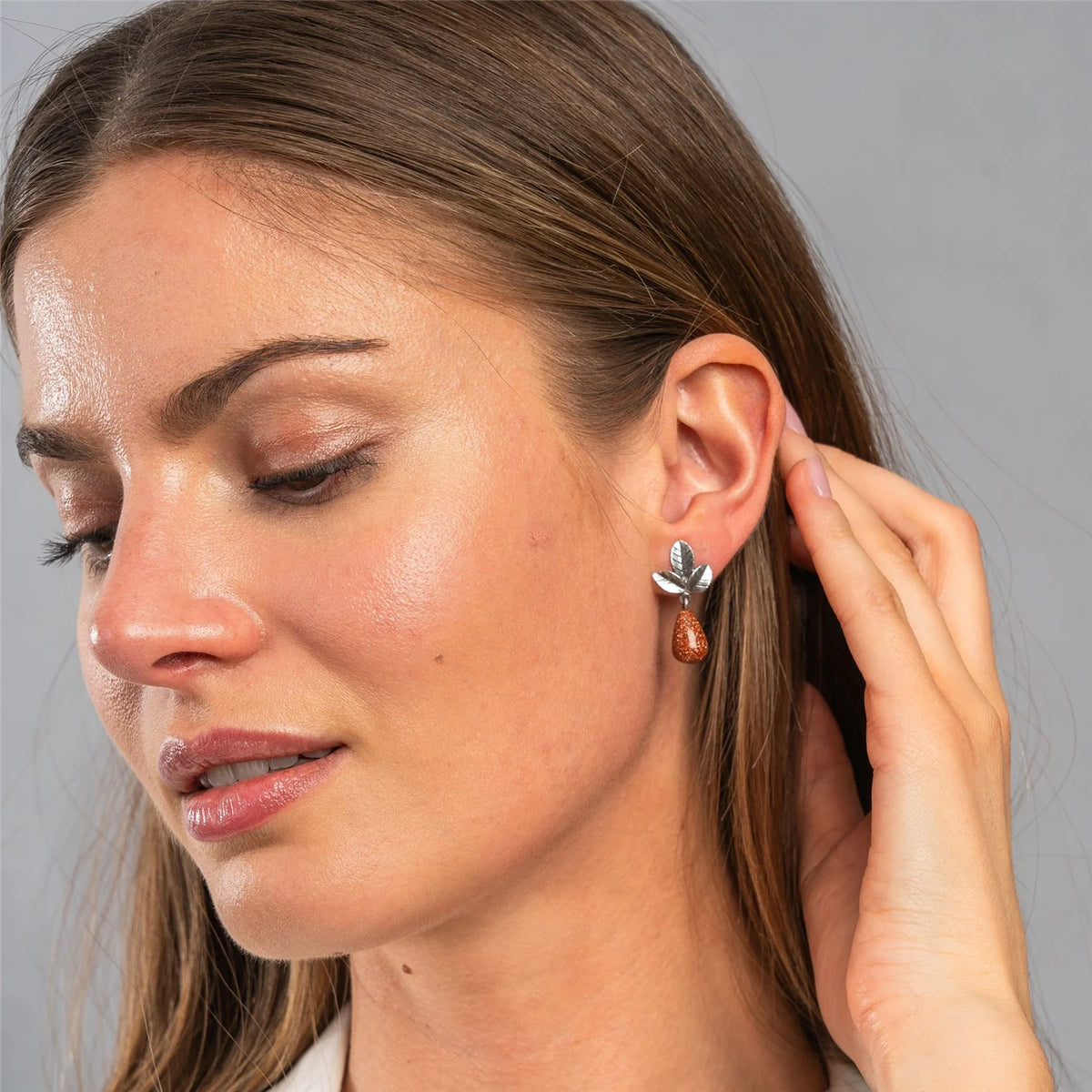 Orecchini Trollbeads - Orecchini Foglie della Positività - TAGEA-00127