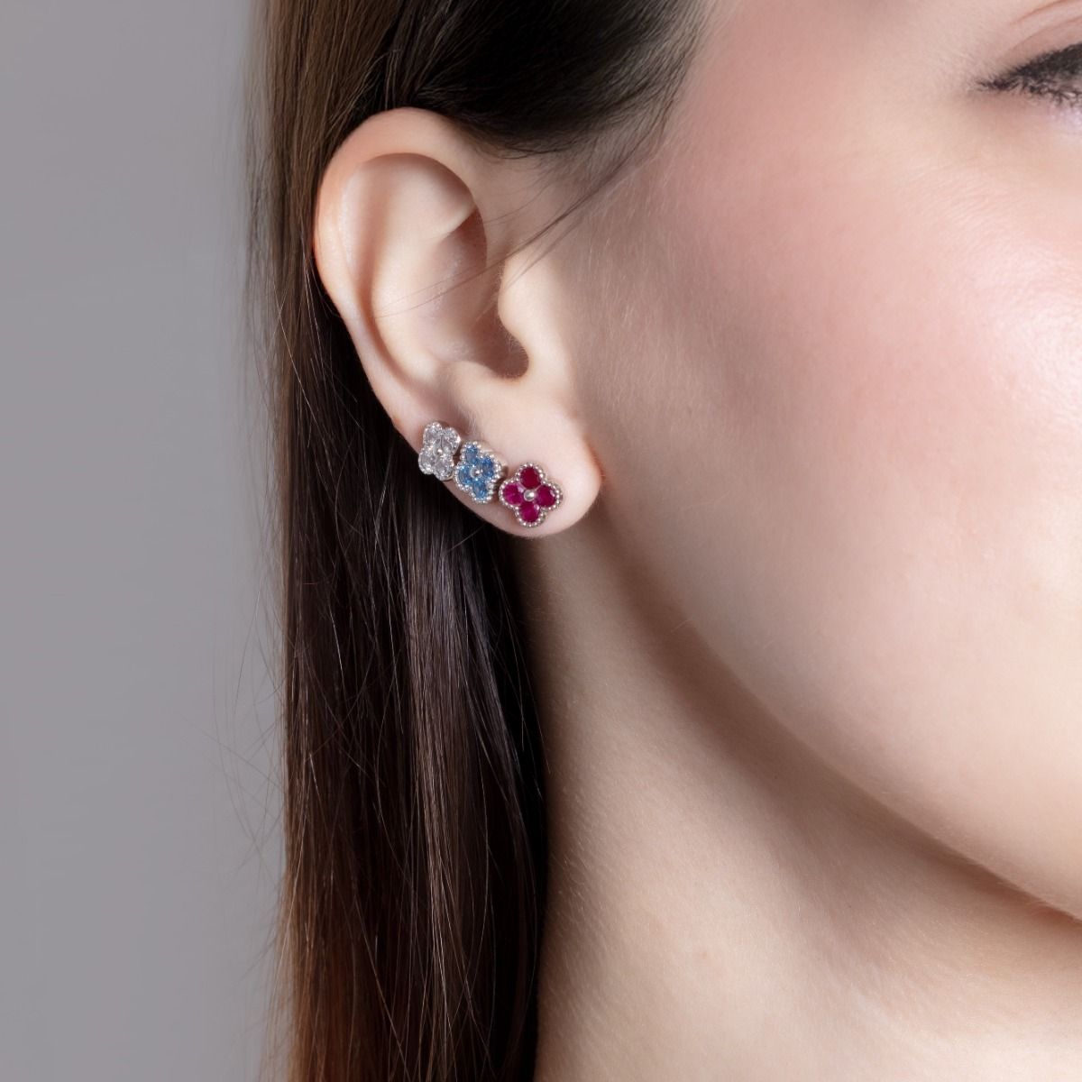 Orecchini Donna in Argento 925 - Chi mi ama - Tutti pazzi per il colore - 140401