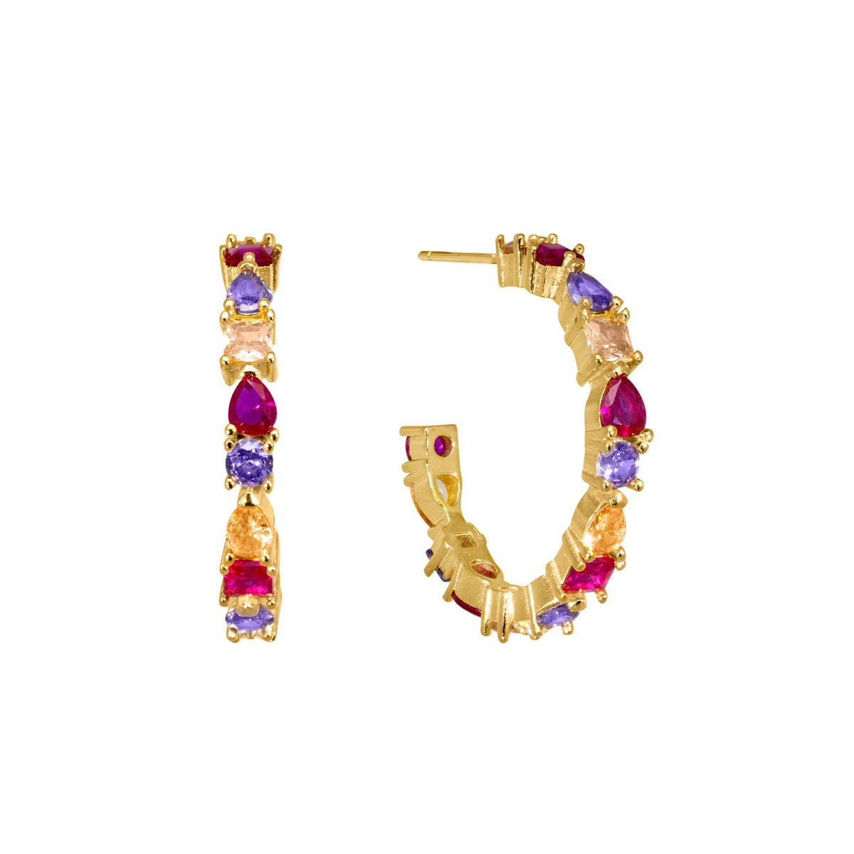 Orecchini Donna in Argento 925 - Chi mi ama - Tutti pazzi per il colore - 140428