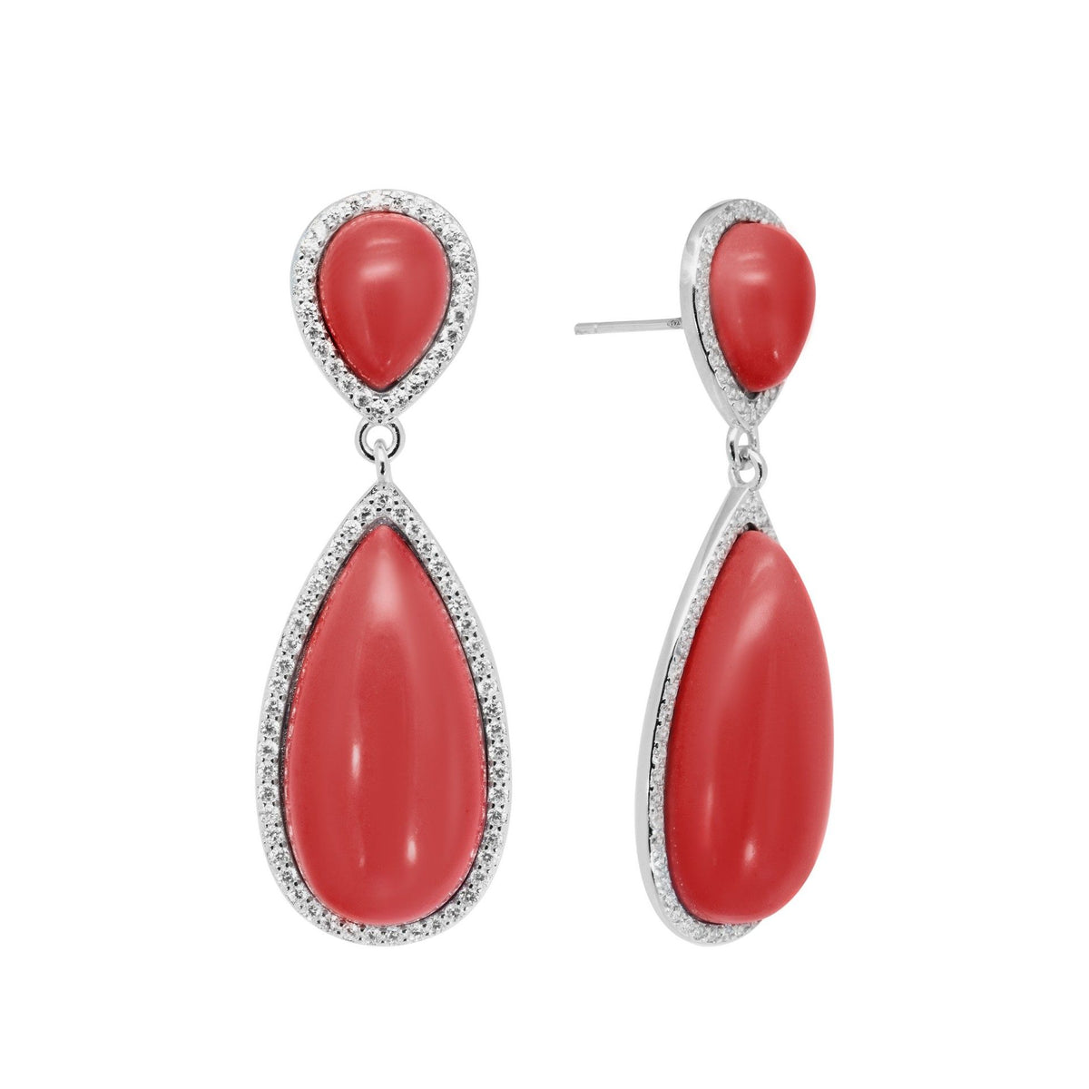 Orecchini Donna in Argento 925 - Chi mi ama - Tutti pazzi per il colore - 140485