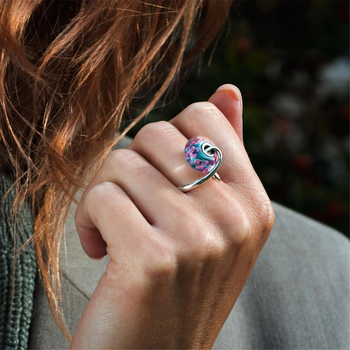 Beads Trollbeads - Viole del Pensiero - TGLBE-20348