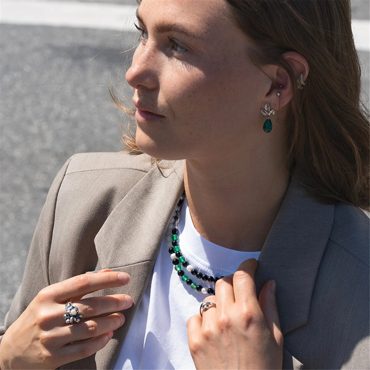 Orecchini Trollbeads - Orecchini Foglie della Tranquillità - TAGEA-00131