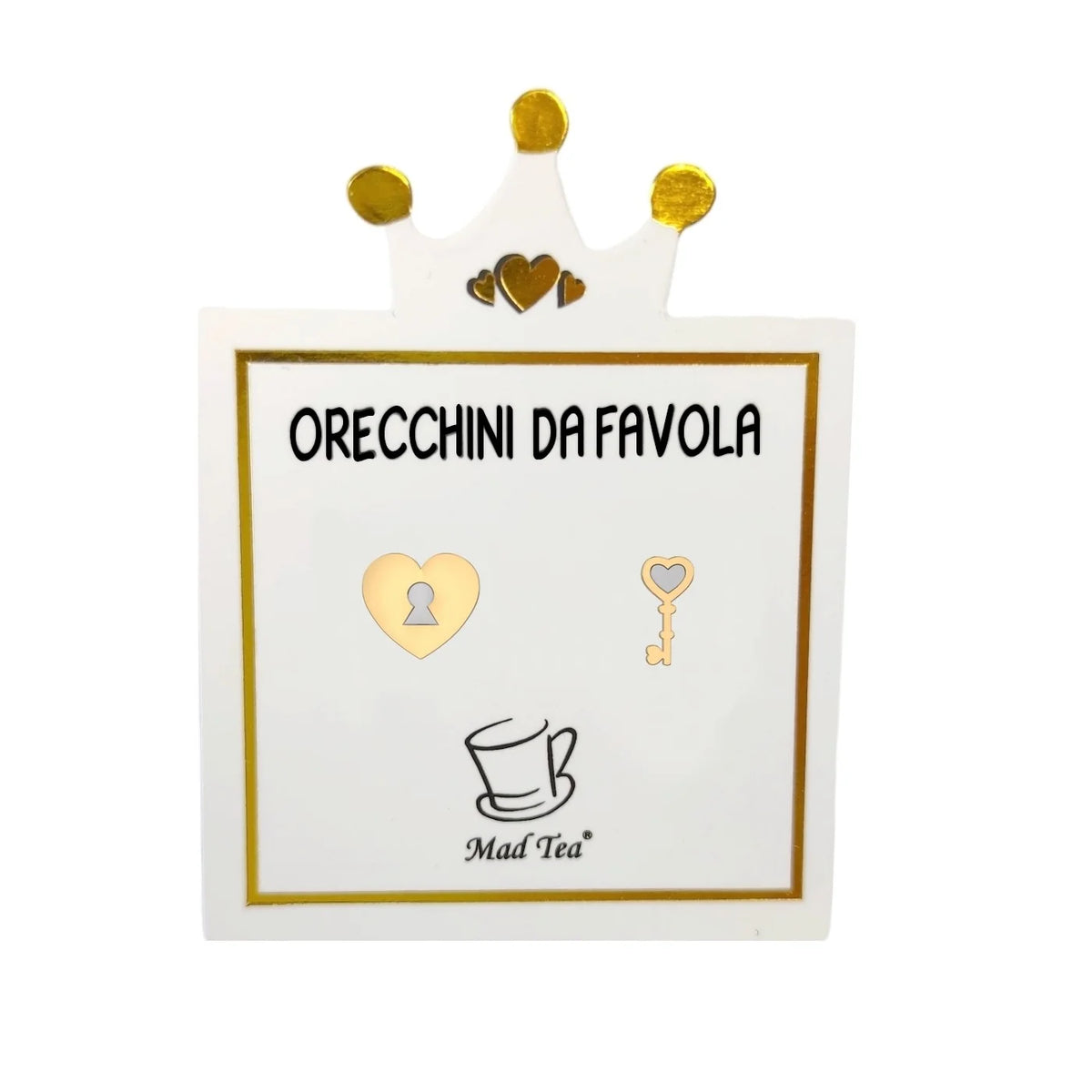 Orecchini in acciaio Mad Tea collezione Orecchini da favola-AWO036