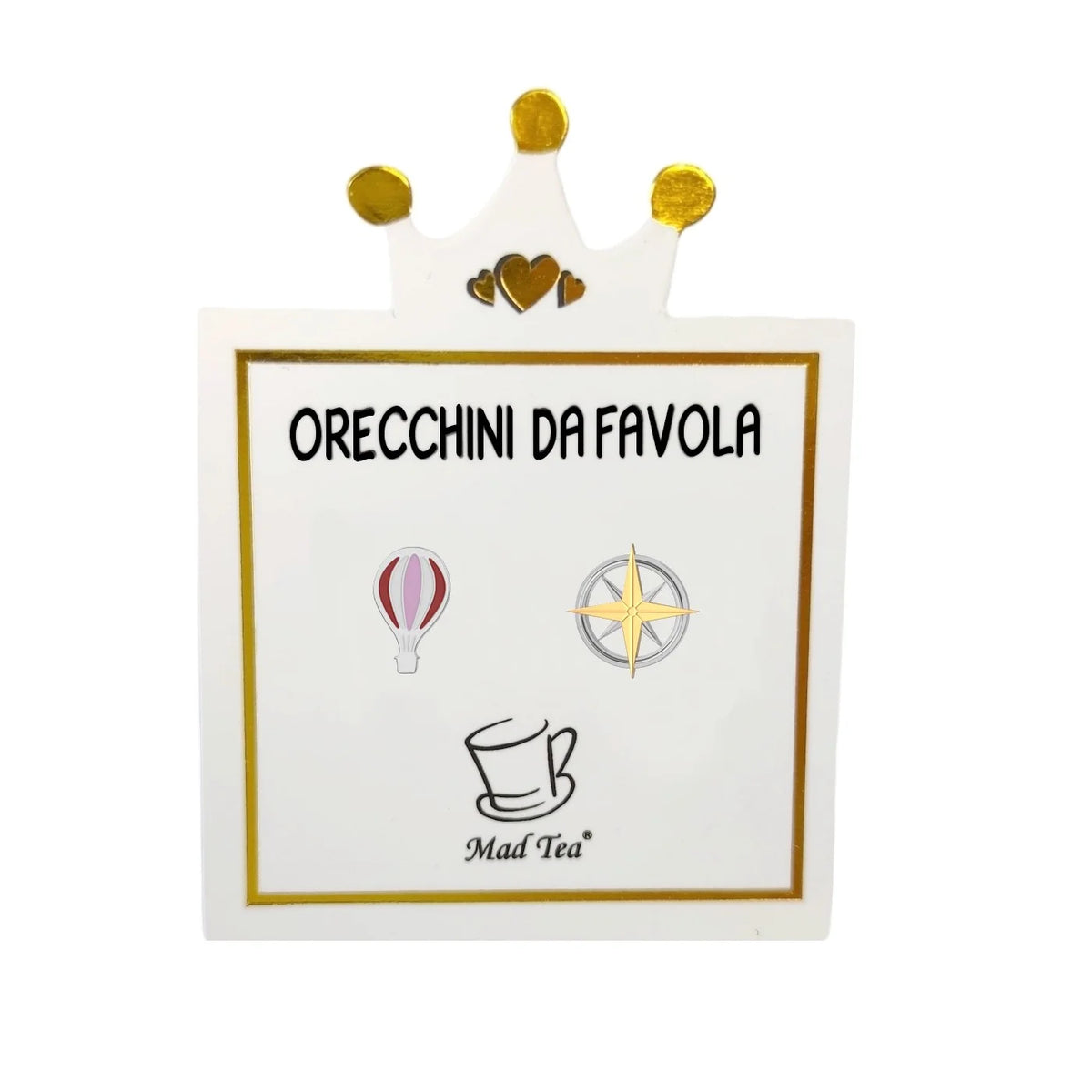 Orecchini in acciaio Mad Tea collezione Orecchini da favola-WVAO007
