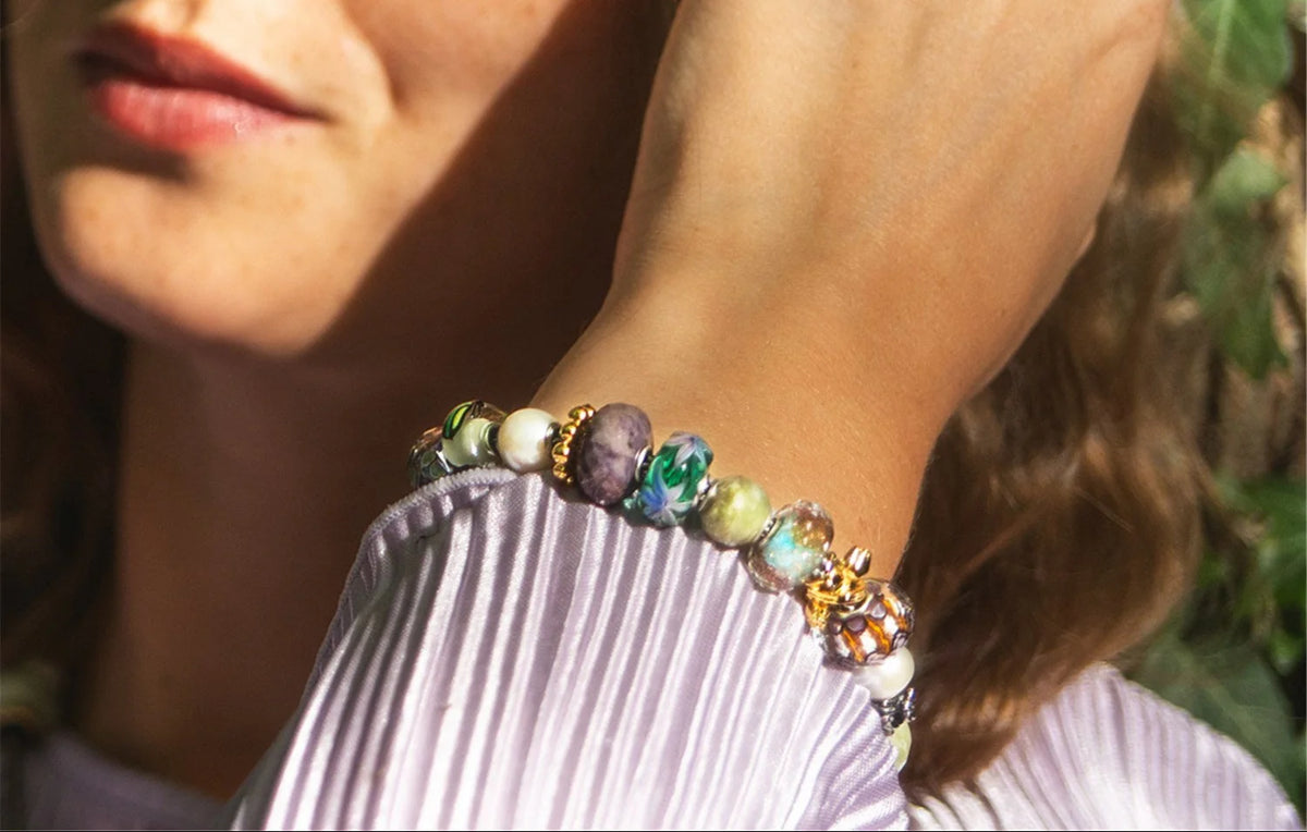 Beads Trollbeads - Tulipani dell'Ottimismo - Placcato Oro - TGPBE-40001