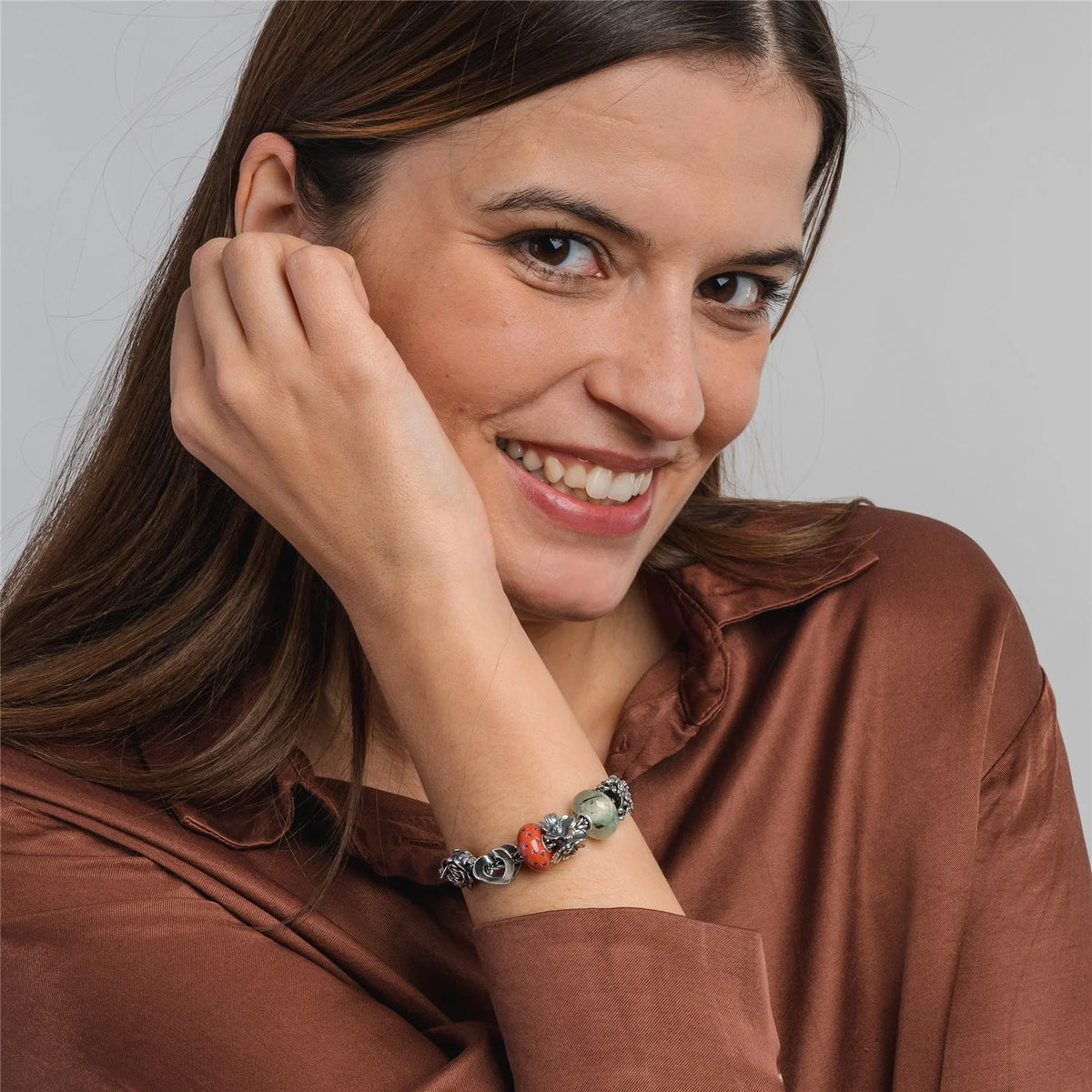 Beads Trollbeads - Petunia della Positività - TGLBE-20309