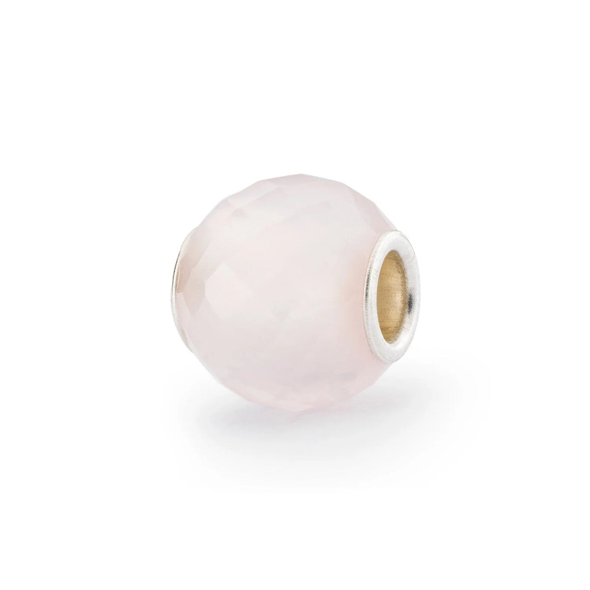 Beads Trollbeads - Quarzo rosa rotondo sfaccettato - TSTBE-00031