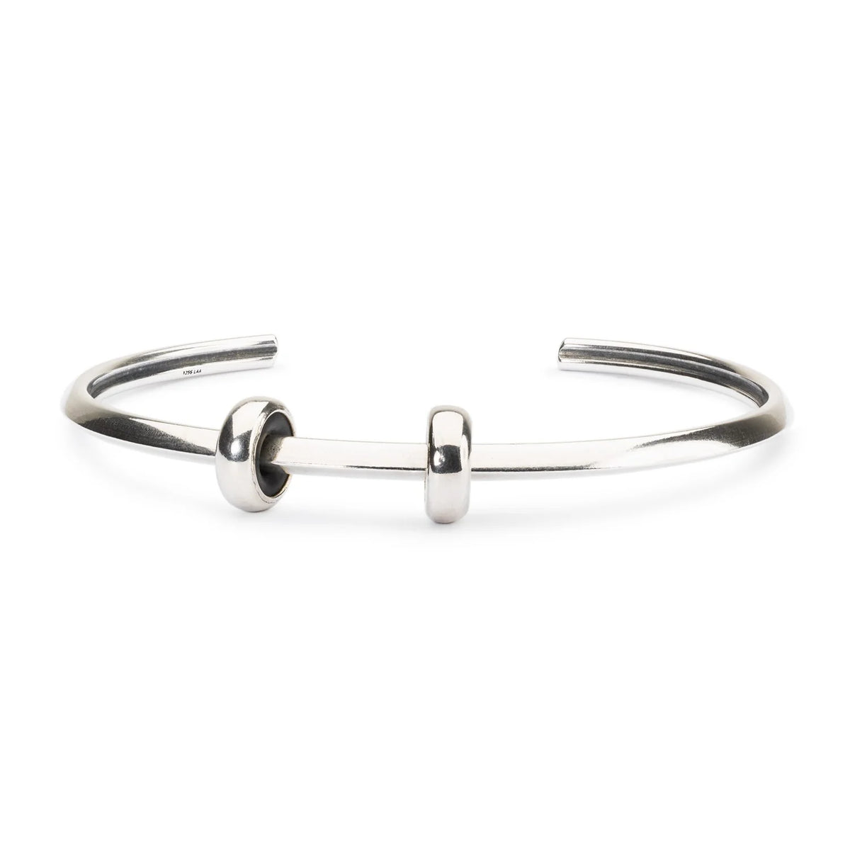 Base Trollbeads - Bracciale Bangle a Cuore Argento - TAGBA-00016