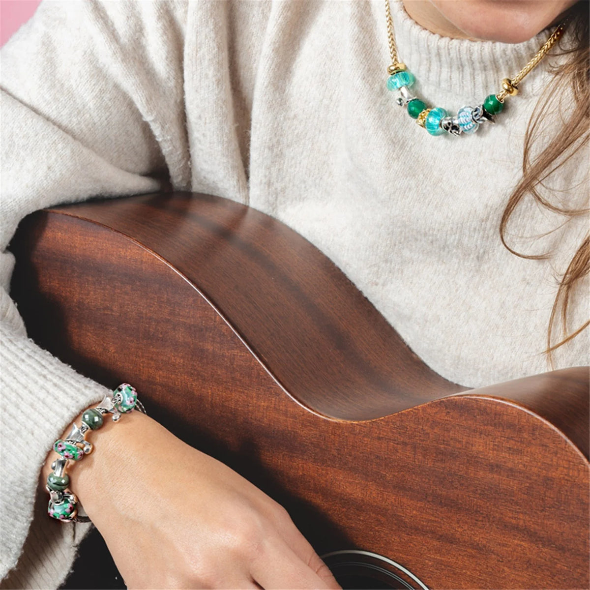 Beads Trollbeads - Onice Verde rotondo sfaccettato - TSTBE-00036