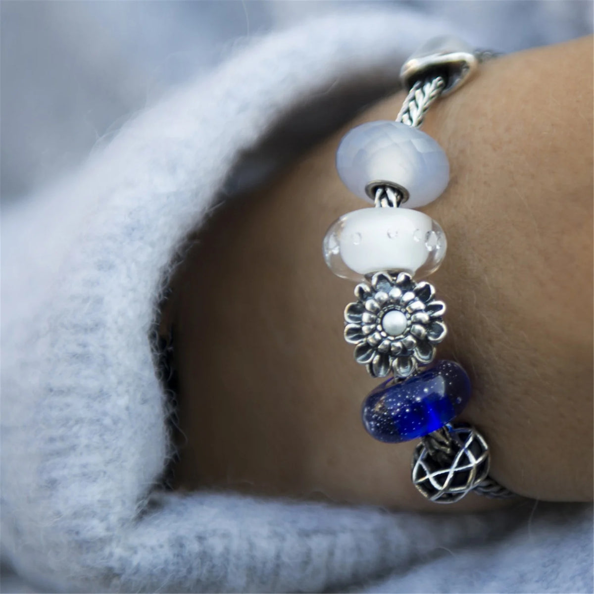 Beads Trollbeads - Crisantemo di Novembre - TAGBE-00037