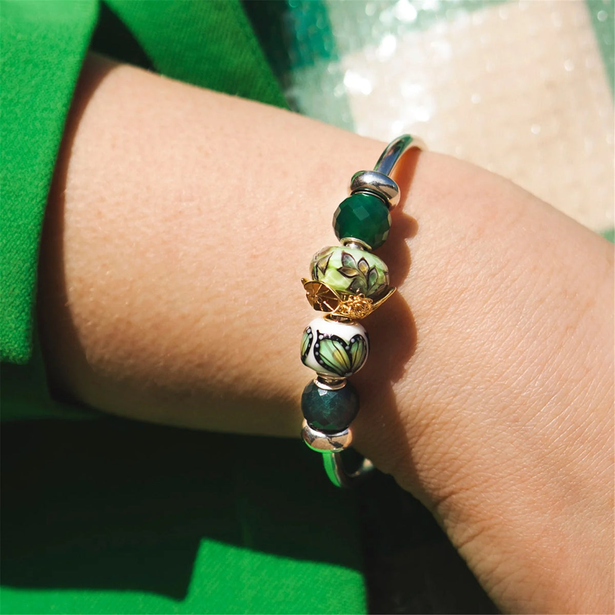 Beads Trollbeads - Farfalla della Terra - TGLBE-30194