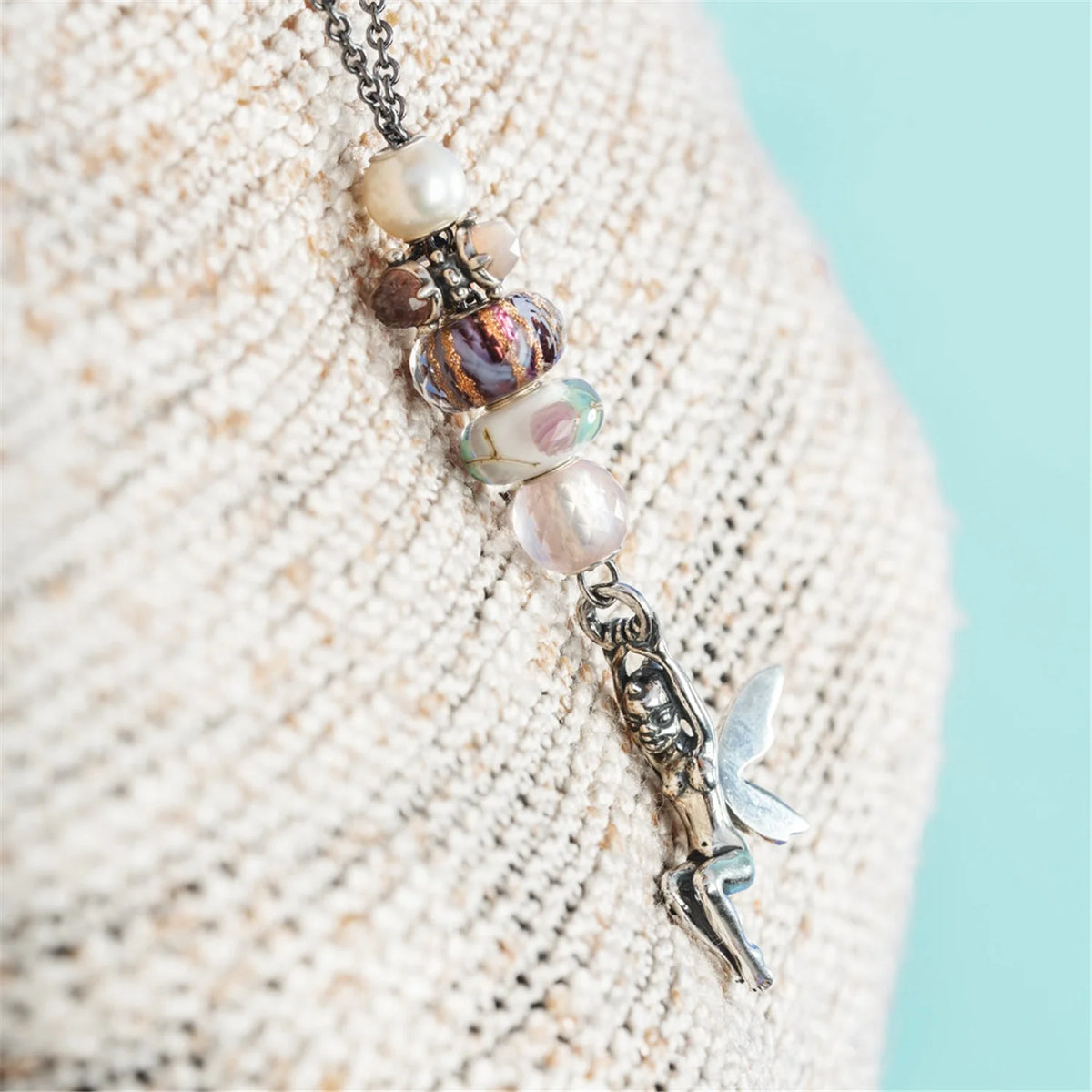 Beads Trollbeads - Quarzo rosa rotondo sfaccettato - TSTBE-00031