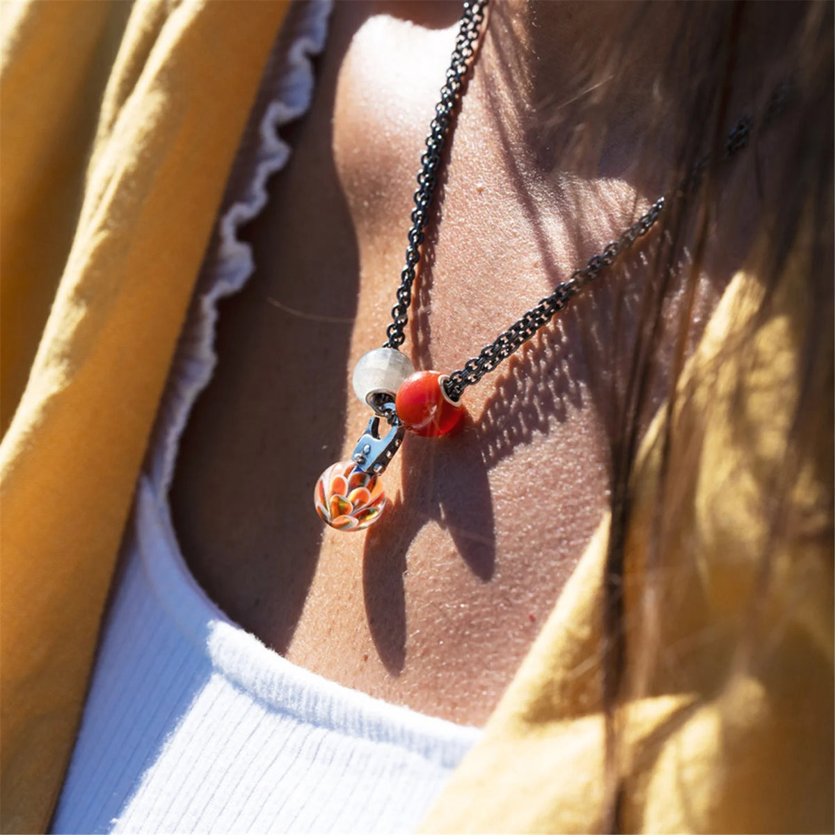 Pendente Trollbeads - Pendente Foglie d&#39; Autunno - TAGPE-00084