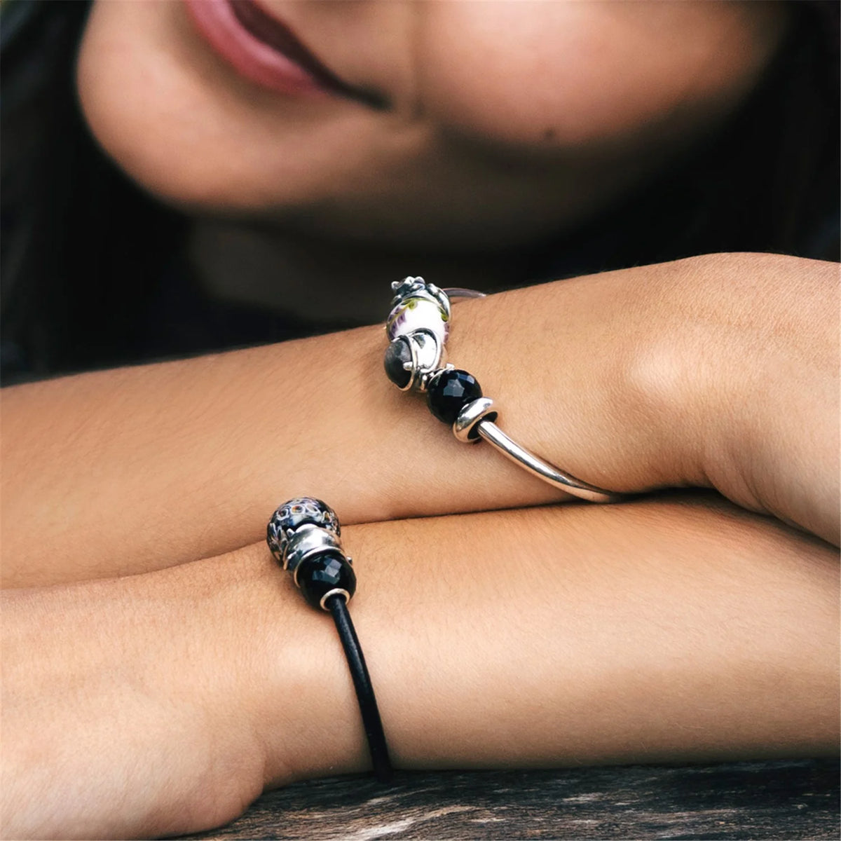 Beads Trollbeads - Onice Nero Sfaccettato Rotondo - TSTBE-00054