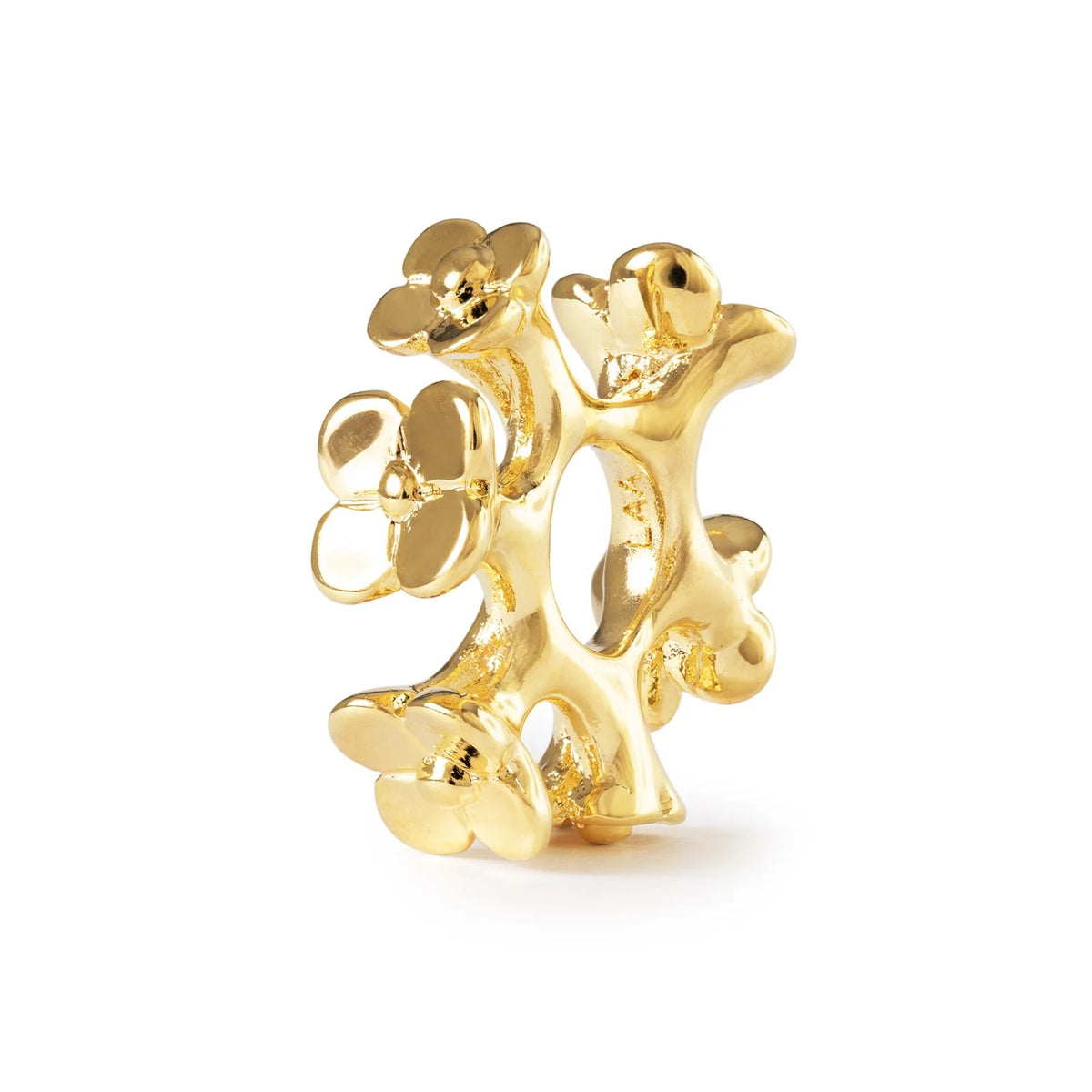 Beads Trollbeads - Corona di Fiori - Placcato Oro - TGPBE-30001