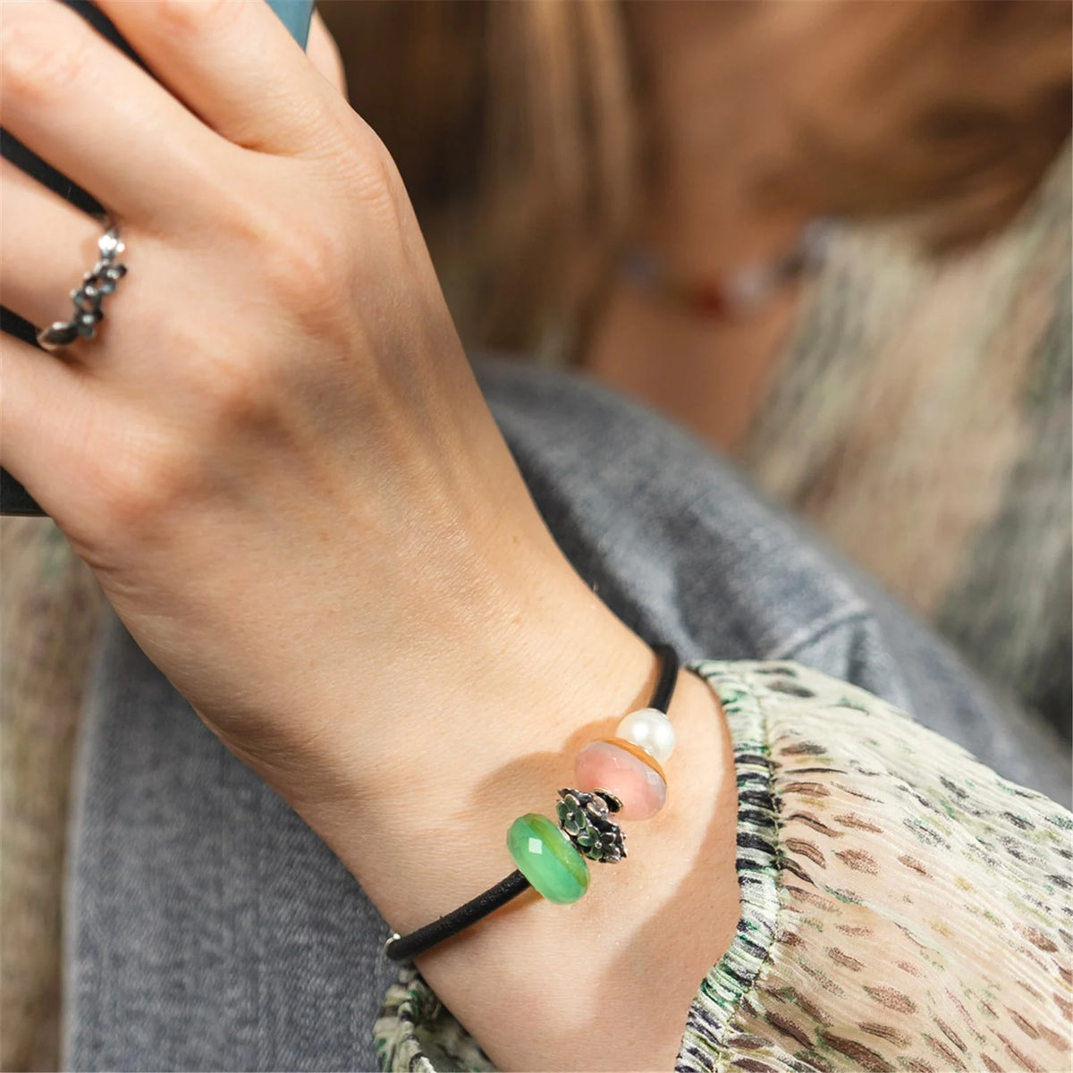 Beads Trollbeads - Gemma d&#39; Acqua Salvia - TGLBE-30157