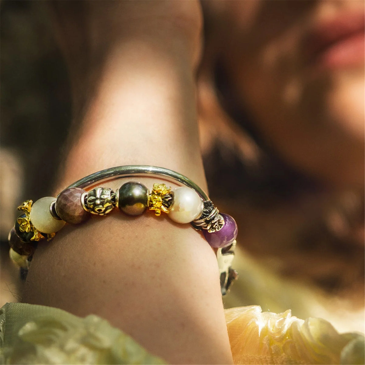 Beads Trollbeads - Corona di Fiori - Placcato Oro - TGPBE-30001