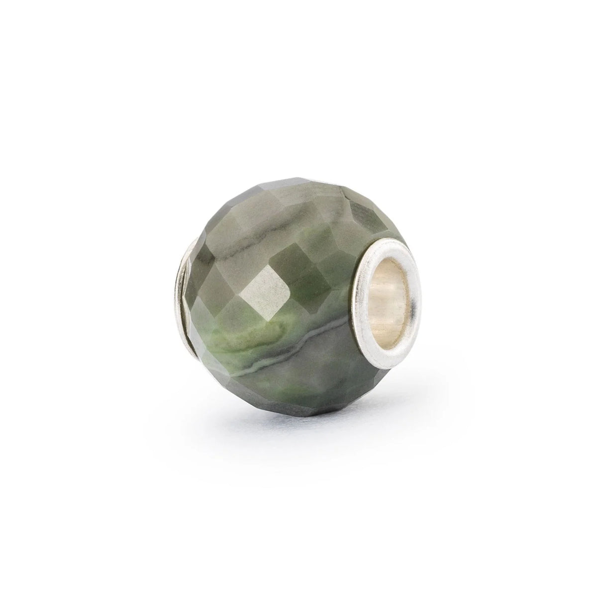 Beads Trollbeads - Calcite Verde rotonda sfaccettata - TSTBE-00035