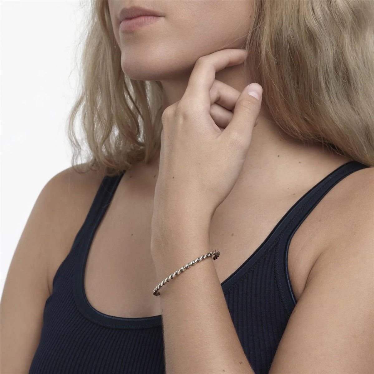 Base Trollbeads - Bracciale Bangle a Spirale in Argento - TAGBA-00006