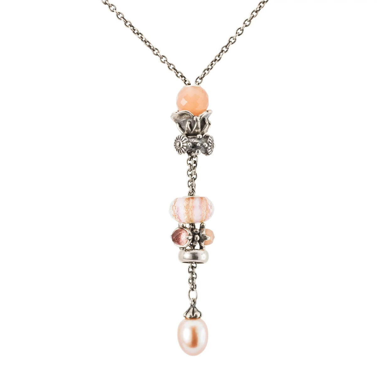 Beads Trollbeads - Pietra di Luna rotonda sfaccettata - TSTBE-00032