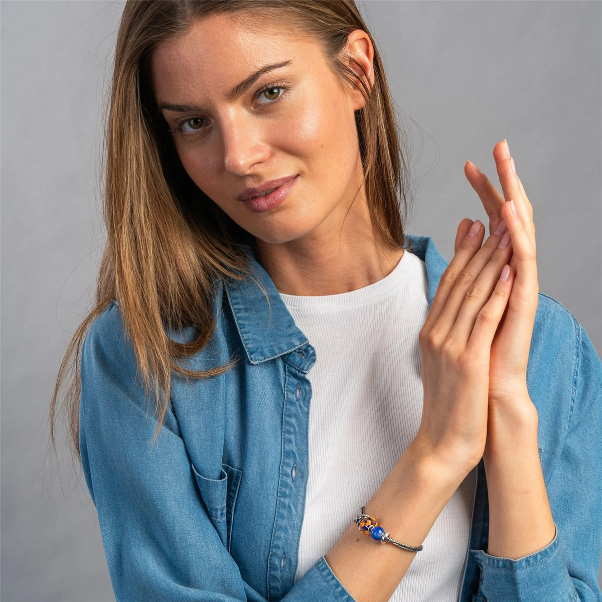 Beads Trollbeads - Agata Blu Rotonda - TSTBE-00038