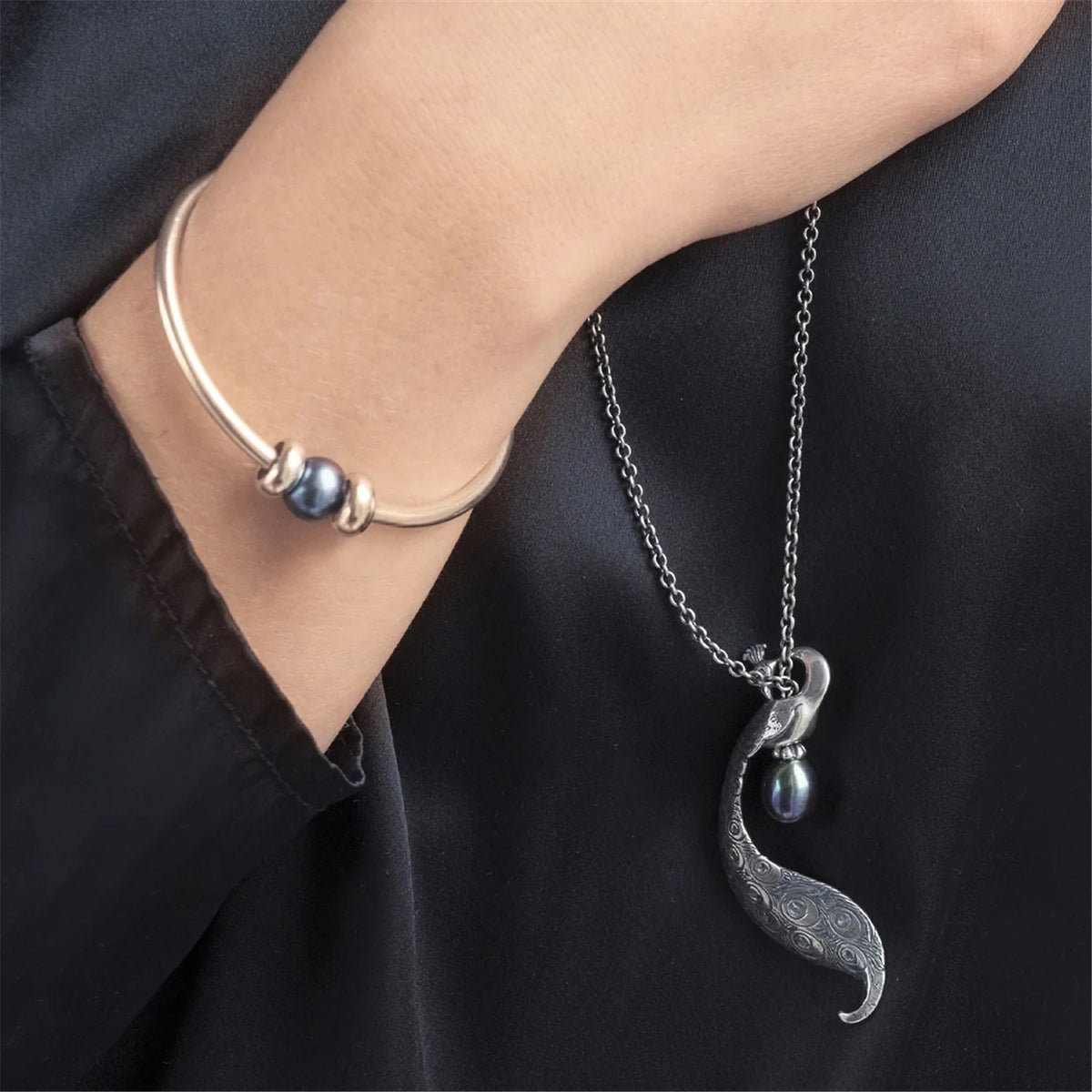 Beads Trollbeads - Perla Pavone - TAGBE-00131