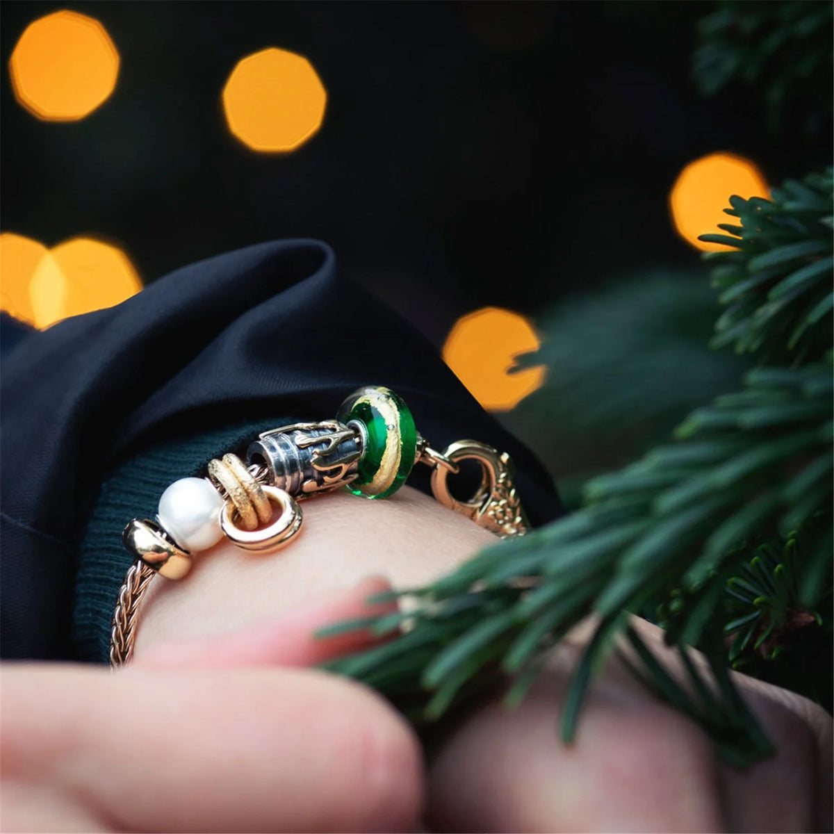 Chiusura Trollbeads - Merletto - Oro - TAULO-00005