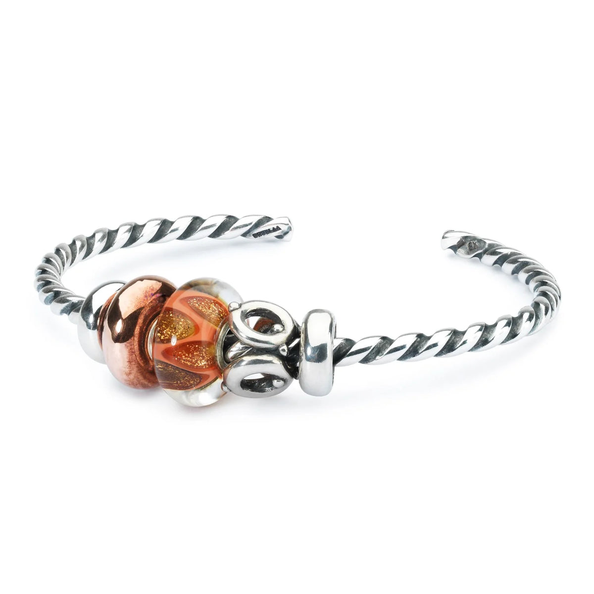 Base Trollbeads - Bracciale Bangle a Spirale in Argento - TAGBA-00006