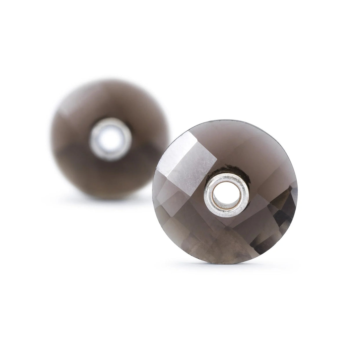 Orecchini Trollbeads - Orecchini Quarzo Fumè con Monachelle - TSTBO-00004