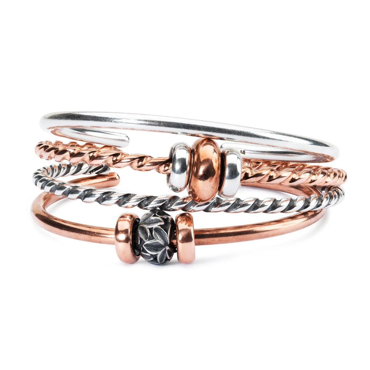 Base Trollbeads - Bracciale Bangle a Spirale in Argento - TAGBA-00006