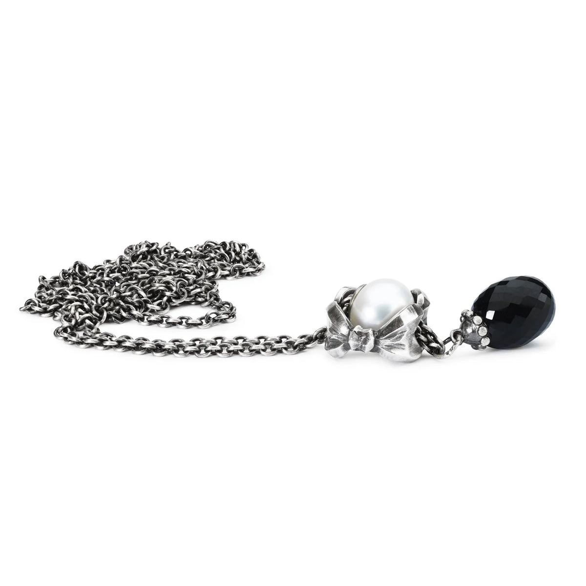 Base Trollbeads - Collana Fantasia con Onice Nero - TAGFA-00001