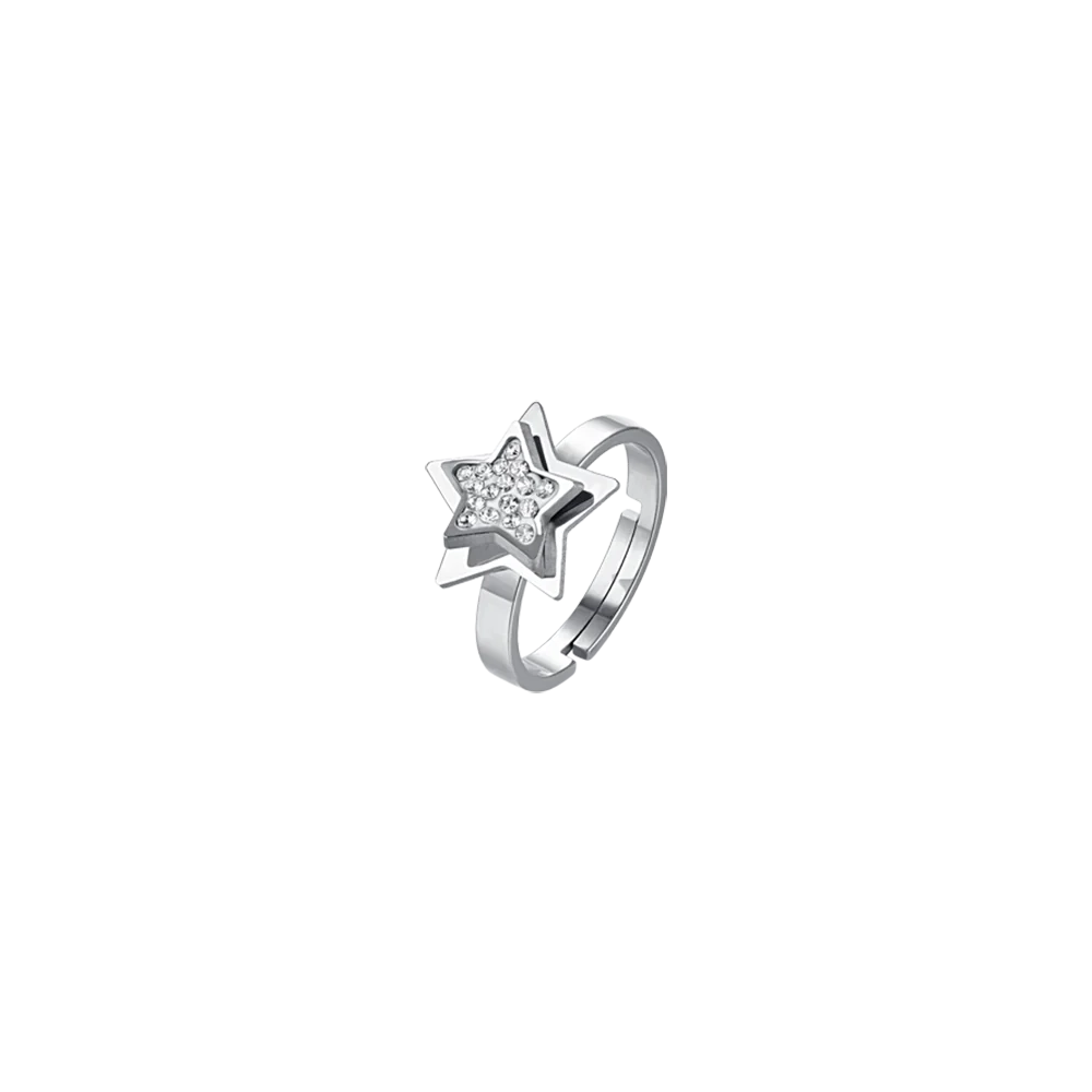 Anello in acciaio Luca Barra-ANK504