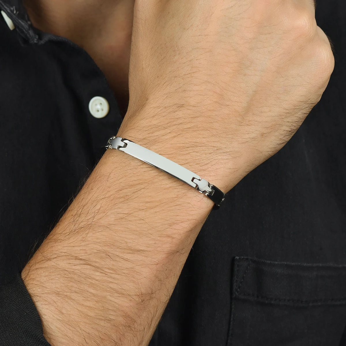 Bracciale Uomo in acciaio Luca Barra-BA1652