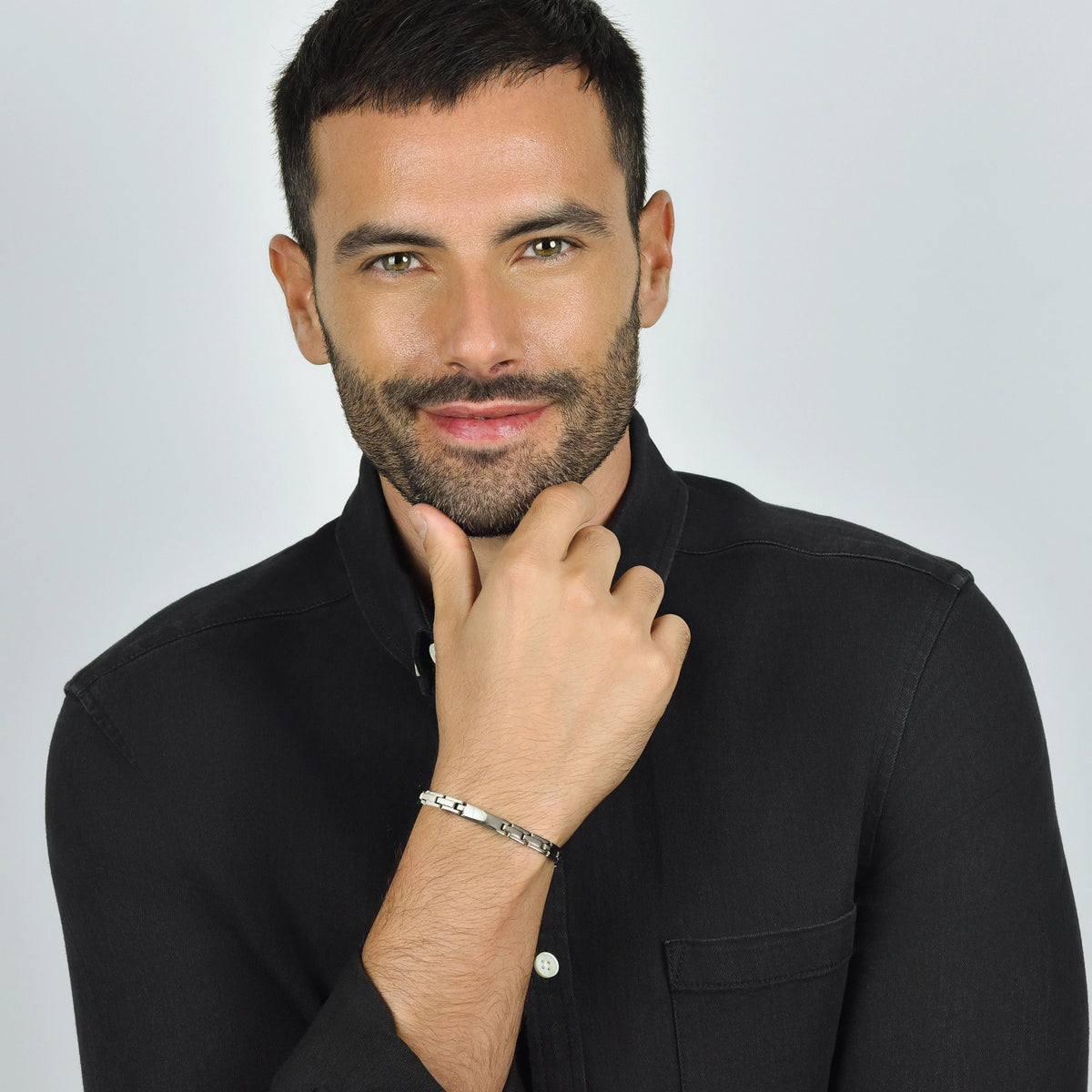 Bracciale in acciaio Luca Barra-BA1654