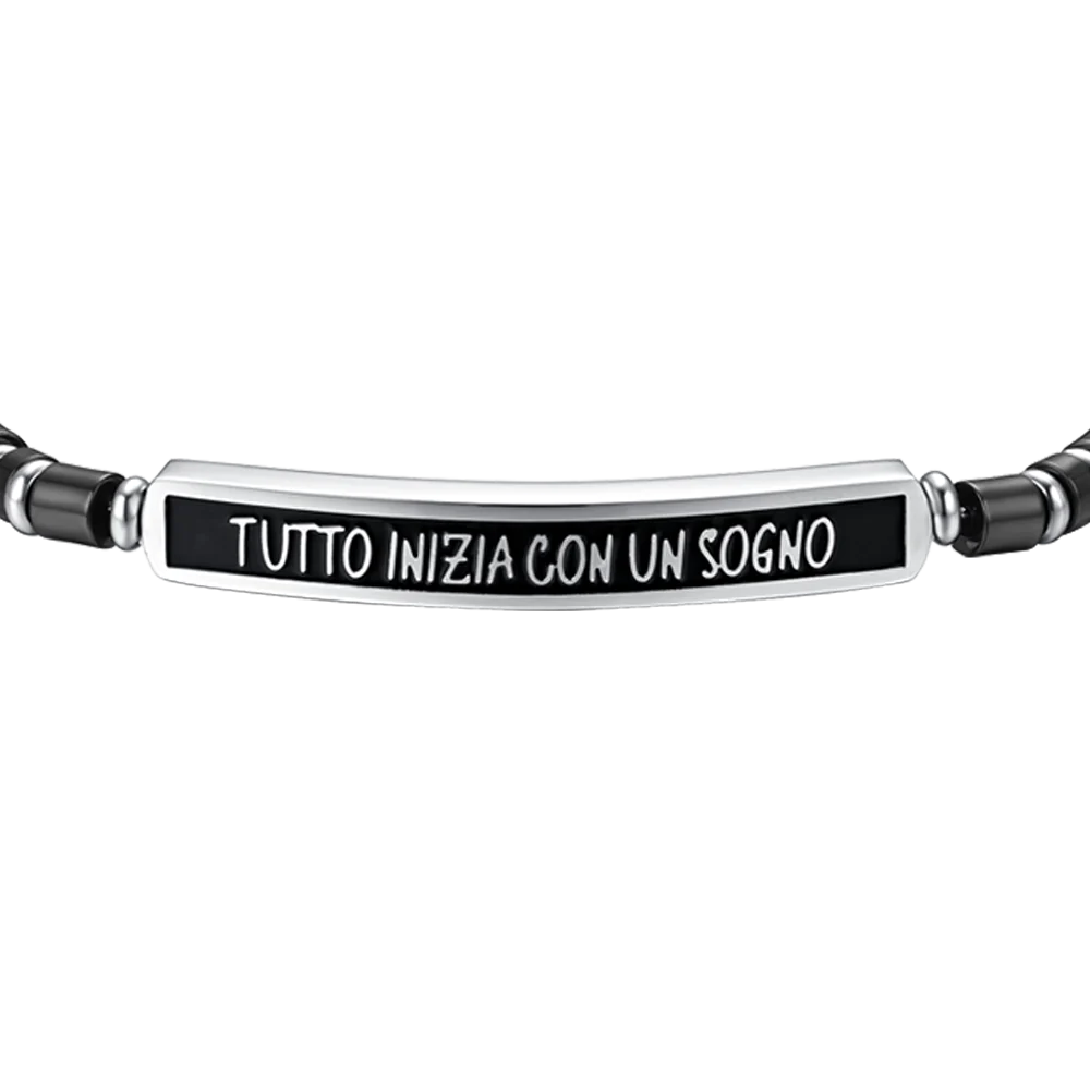 Bracciale in acciaio Luca Barra-BA1656
