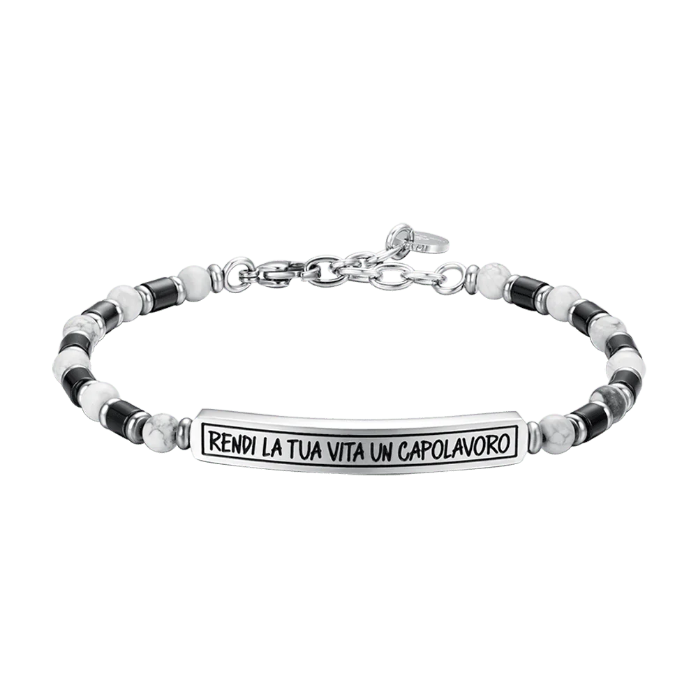 Bracciale in acciaio Luca Barra-BA1658