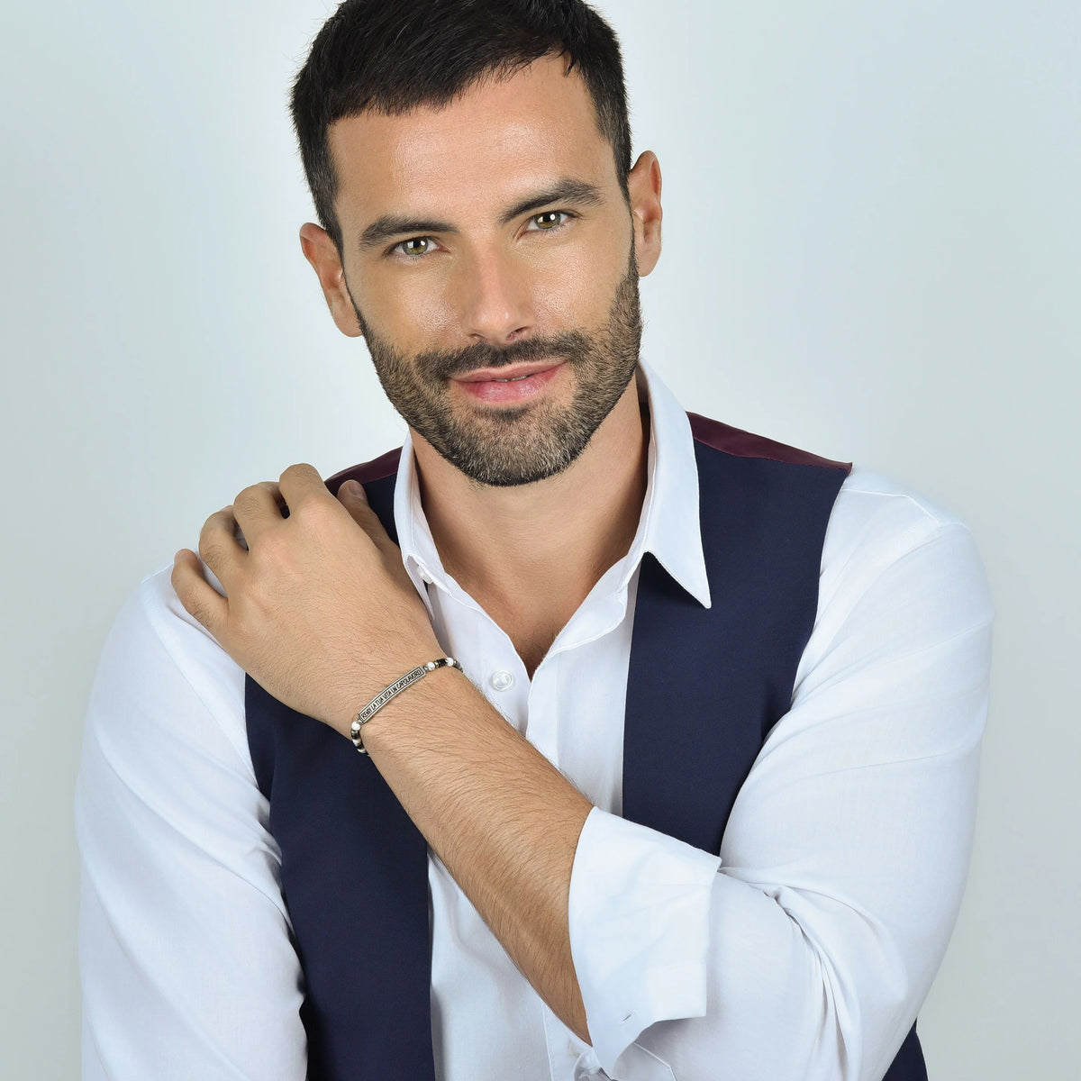 Bracciale in acciaio Luca Barra-BA1658