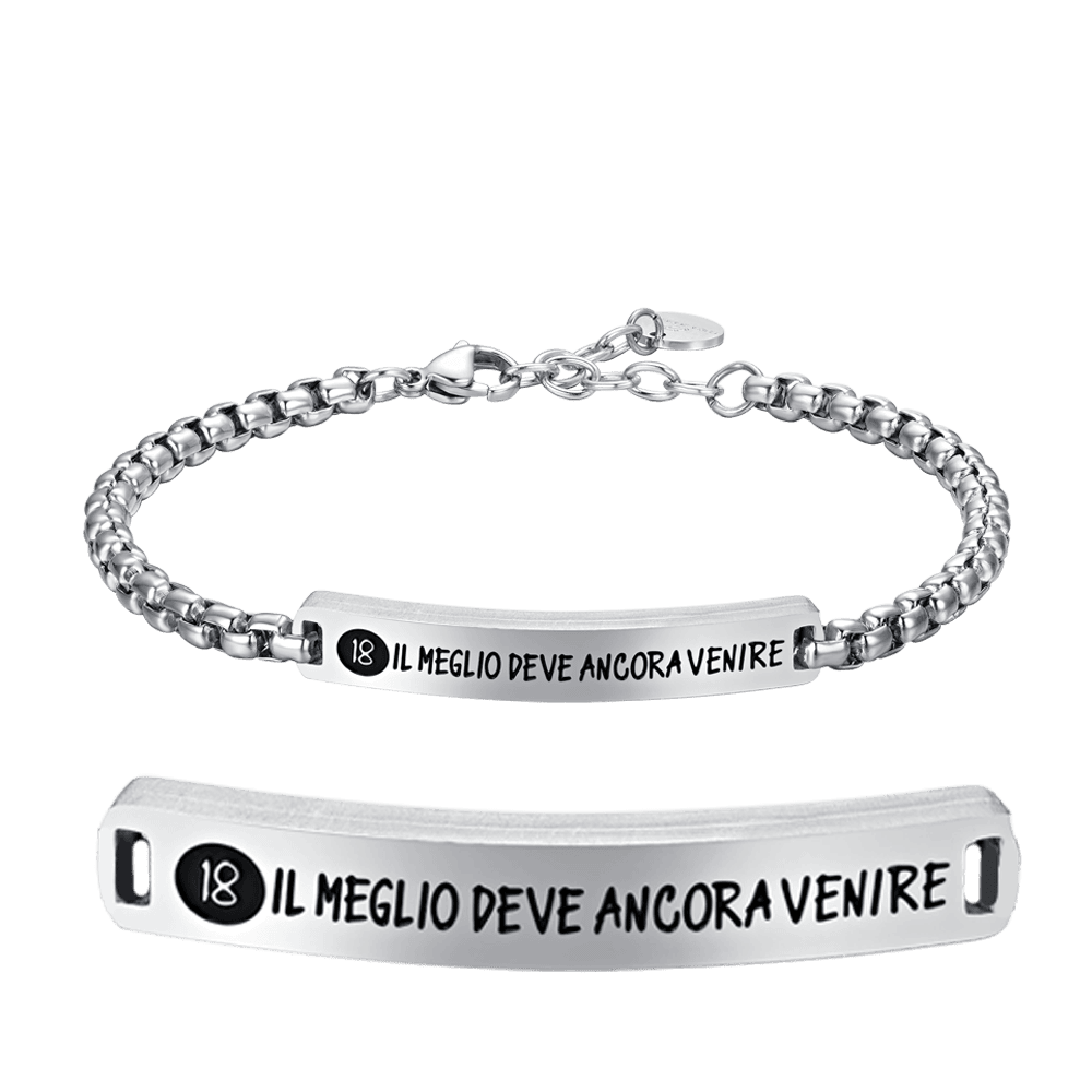 Bracciale Uomo in acciaio Luca Barra-BA1665