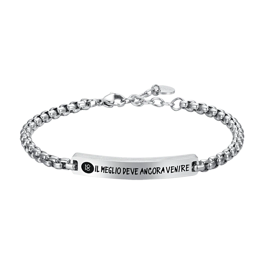 Bracciale in acciaio Luca Barra-BA1665